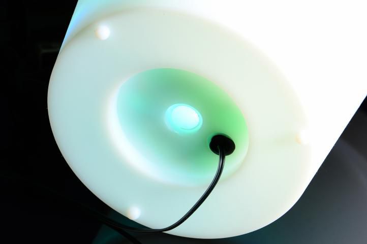 3 ks svítící LED květináč se solárním nabíjením, změna barvy, 19x17cm