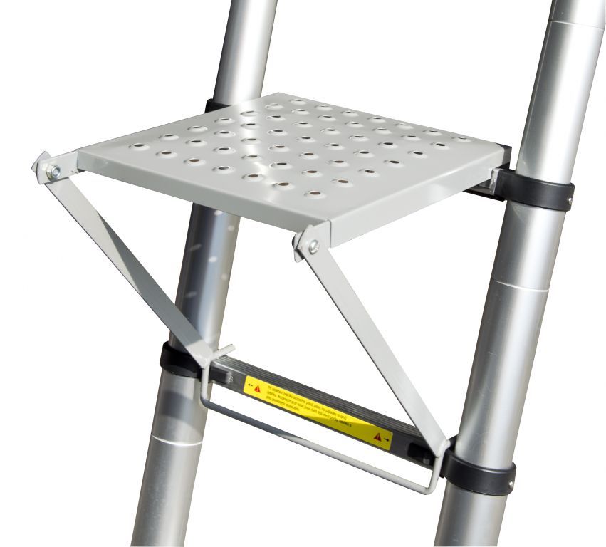 Plechová plošina / stoleček na žebřík, 44,5x32 cm