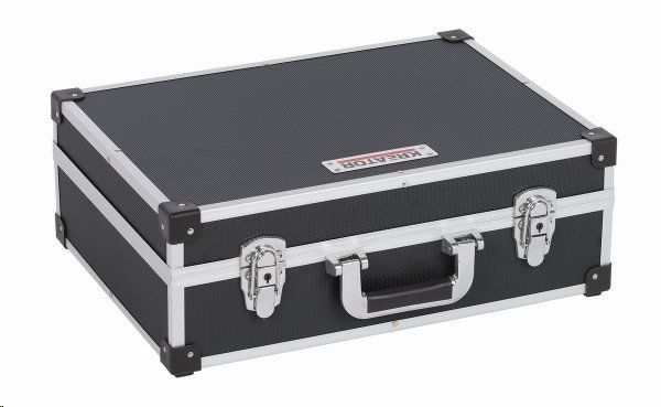 Bytelný uzamykatelný kufr na nářadí černý, 6x35,5x17 cm
