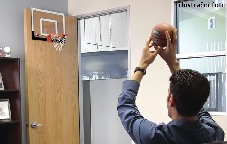 Malý basketbalový koš do dětského pokoje, kanceláře, dílny