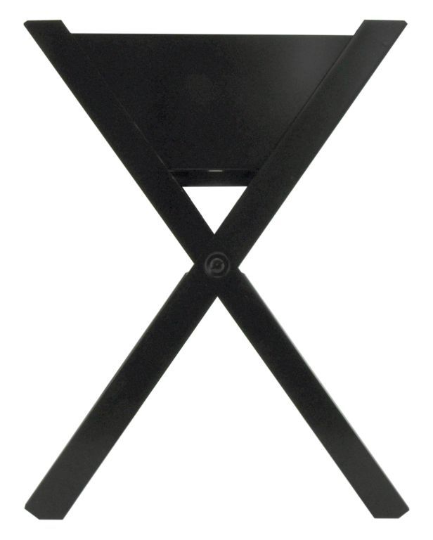 Skládací přenosný kempingový gril na dřevěné uhlí, kovový černý, 43x28x37 cm