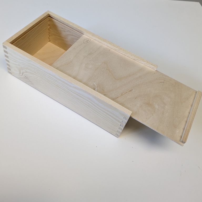 Krabička na kapesníky dřevo- masiv borovice, 25x8x13 cm