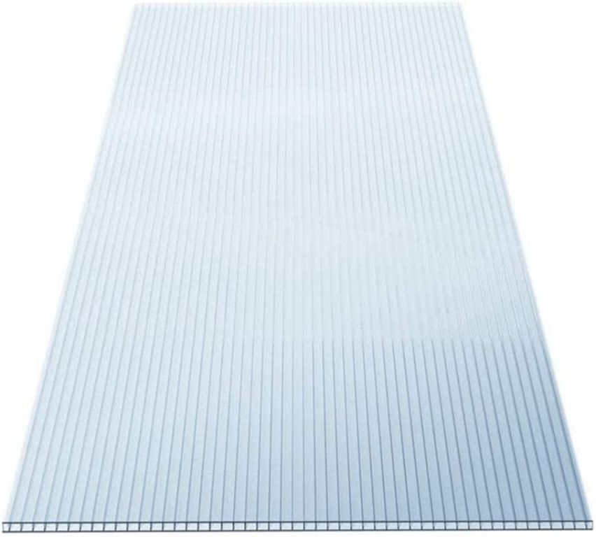 15 x náhradní plastová polykarbonátová deska na skleník průhledná 121x60,5 cm (tloušťka 4 mm)