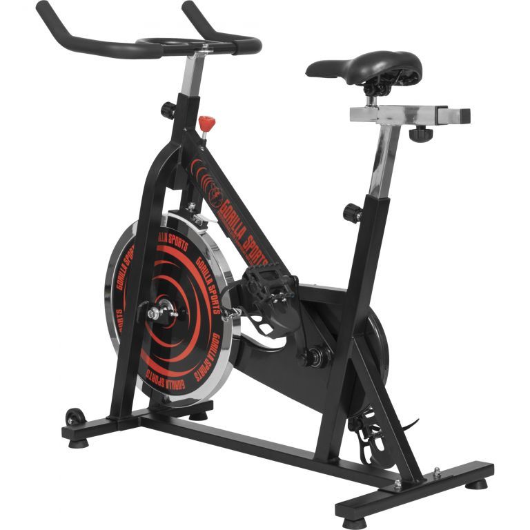 Spinningové kolo pro fitness a domácí cvičení, černé, do 110 kg